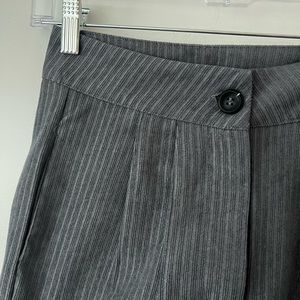 High Waist Cord Wide Leg Pants